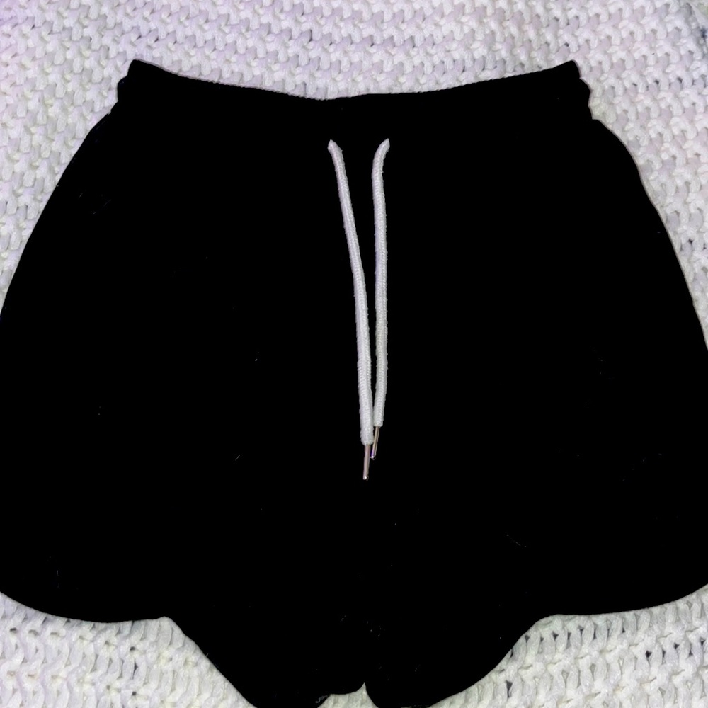 cute black sweat shorts! super comfy!